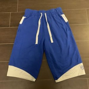 Zumba Small Blue Drawstring Shorts